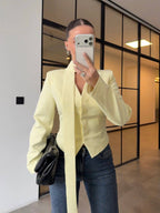 Elegant Yellow Blazer