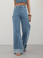 High Waist Straight Jeans