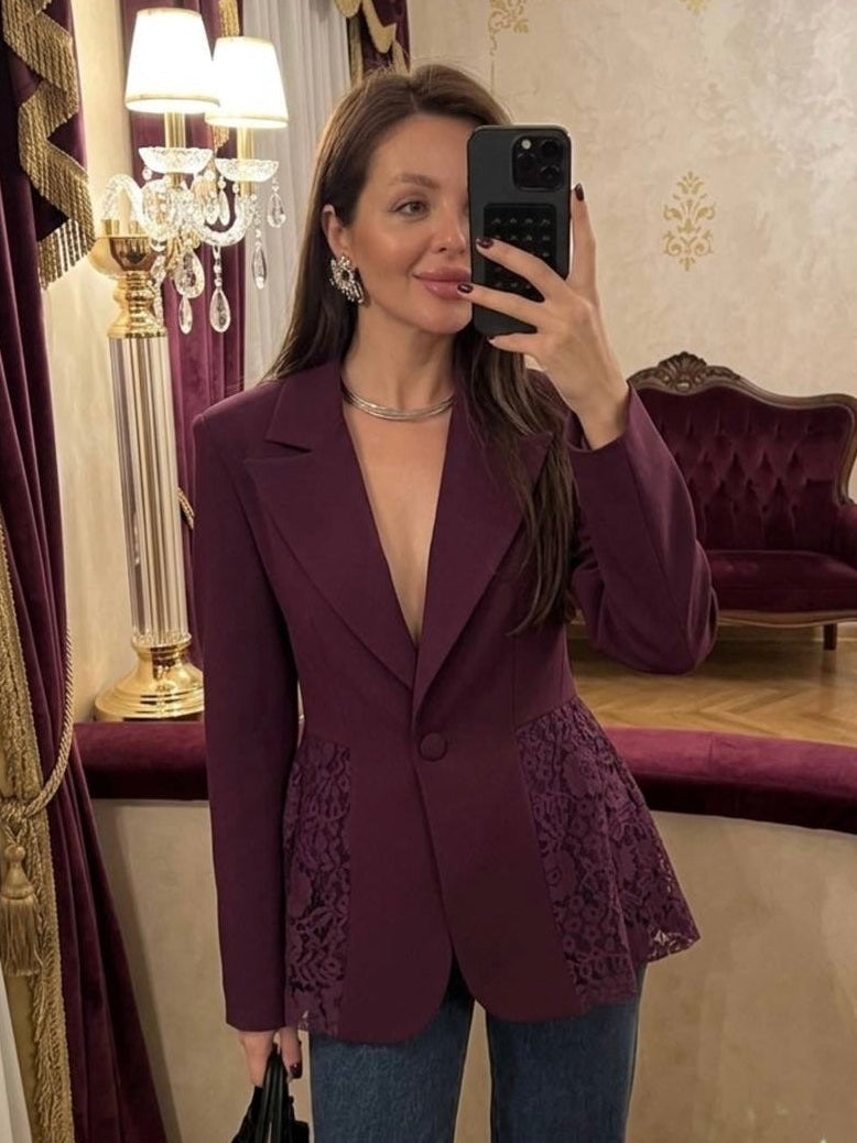 Burgundy lace blaze