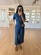 Chic Denim Jumpsuit