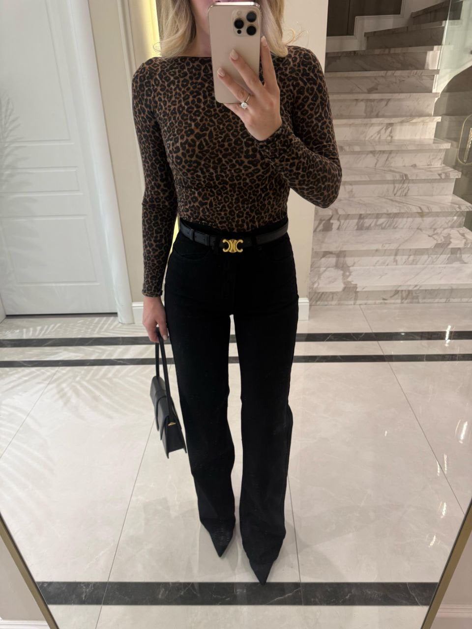 Zara Black Straight Jeans