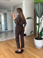 High Waist Straight Jeans