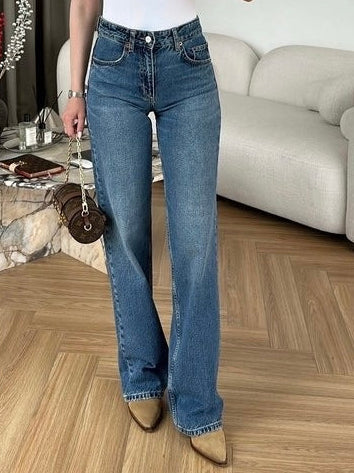 High Waist Zara Straight Jeans