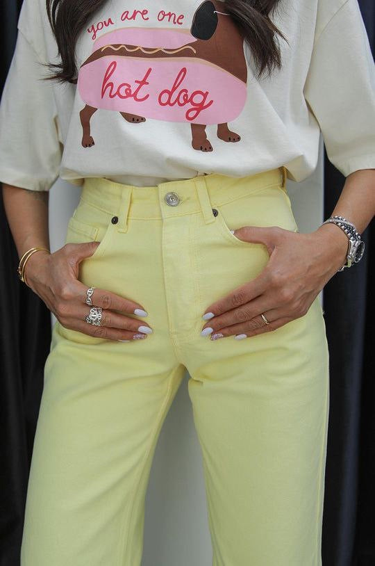 ZARA Yellow Jeans