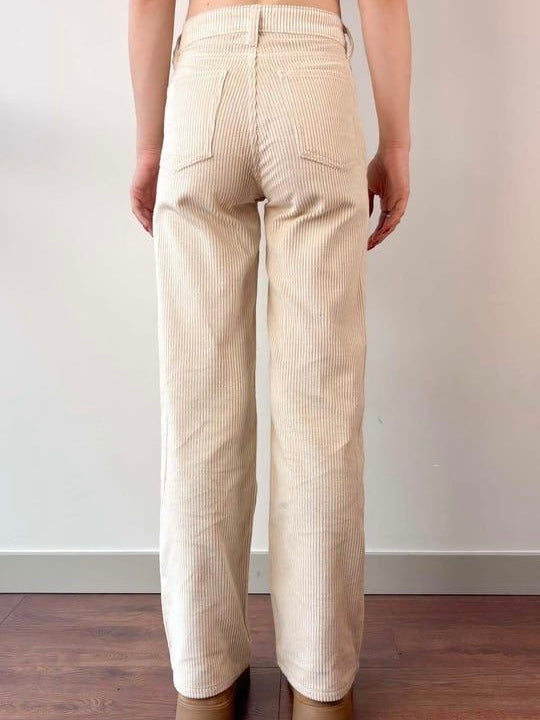 Off-White Corduroy Jeans