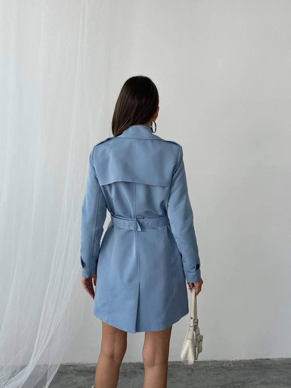 Blue Trench Coat