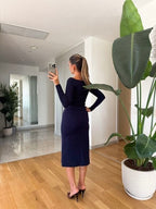 Navy Blue Skirt