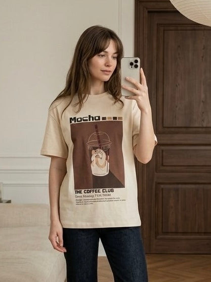 Coffee Club Oversized T-Shirt