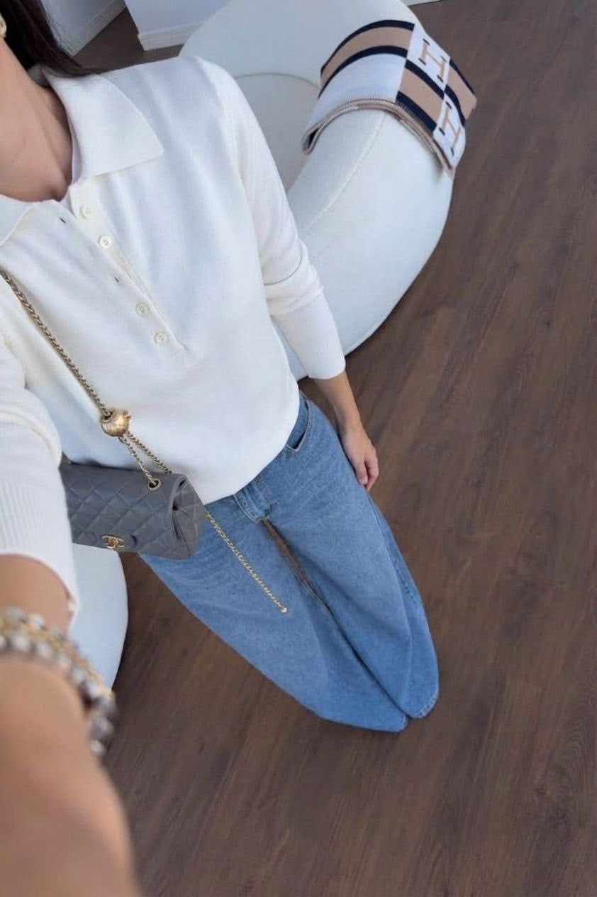 Massimo Dutti White Blouse