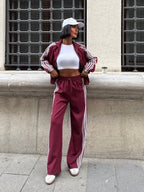 Burgundy Tracksuit