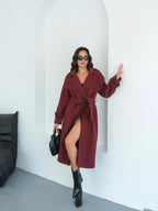 Burgundy Coat