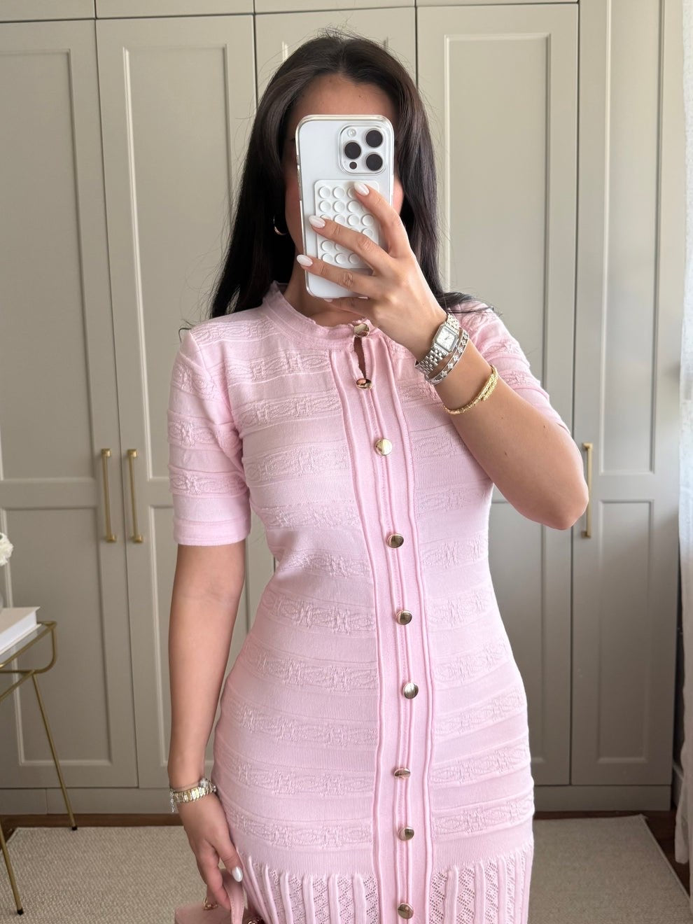 Sandro Pink Dress