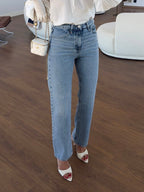 High Waist Zara Straight Jeans