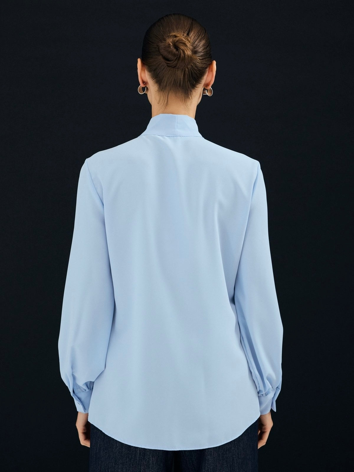 Elegant Bow Tie Blouse