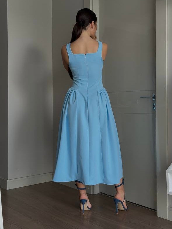 Sky Blue Elegance Dress