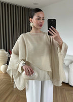 Flowy Batwing Blouse
