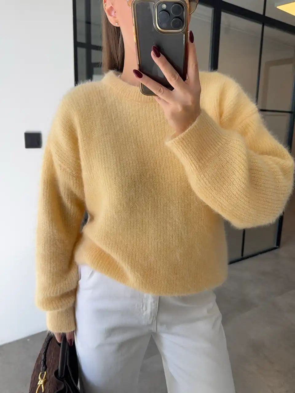 Yellow Winter Sweater