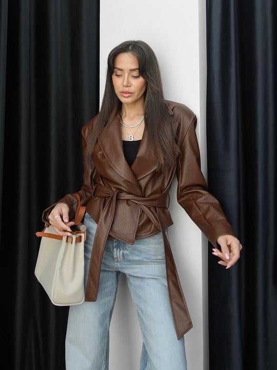 Burgundy Leather Jacket