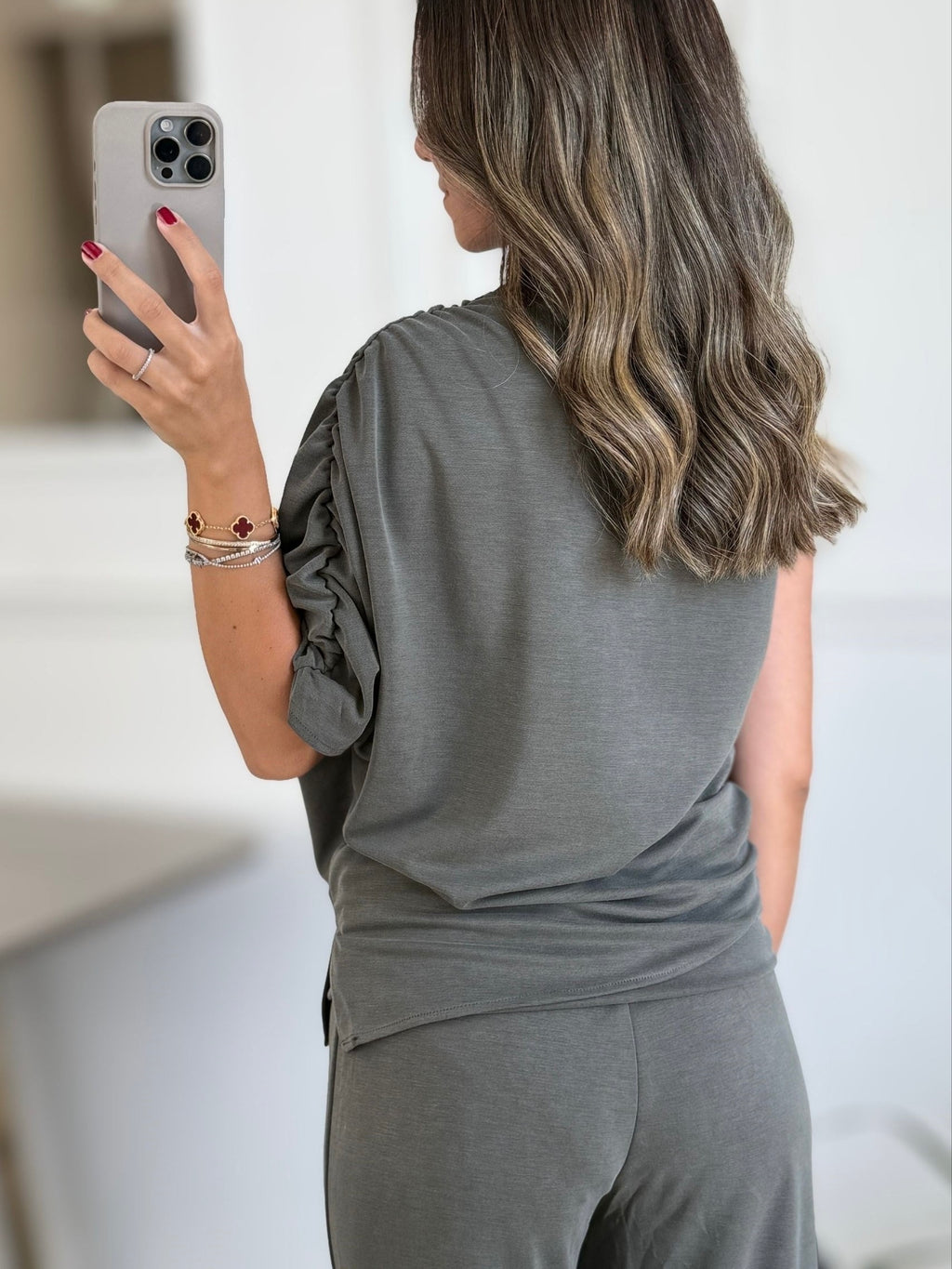 Draped Sleeveless Co-Ord Set