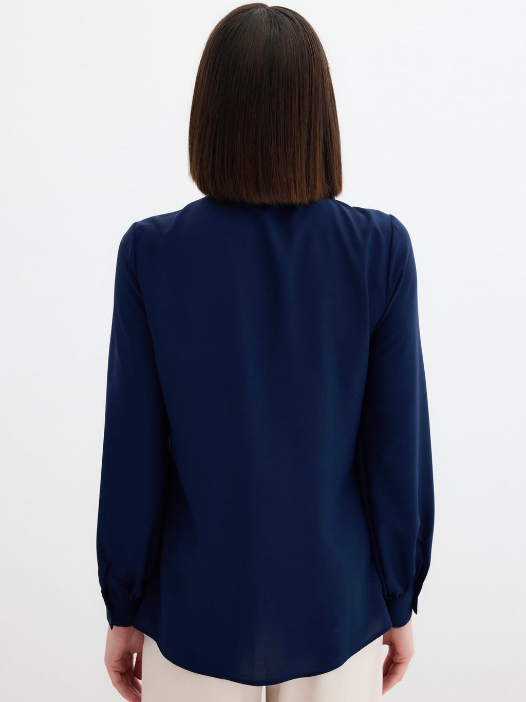 Navy Blue Blouse