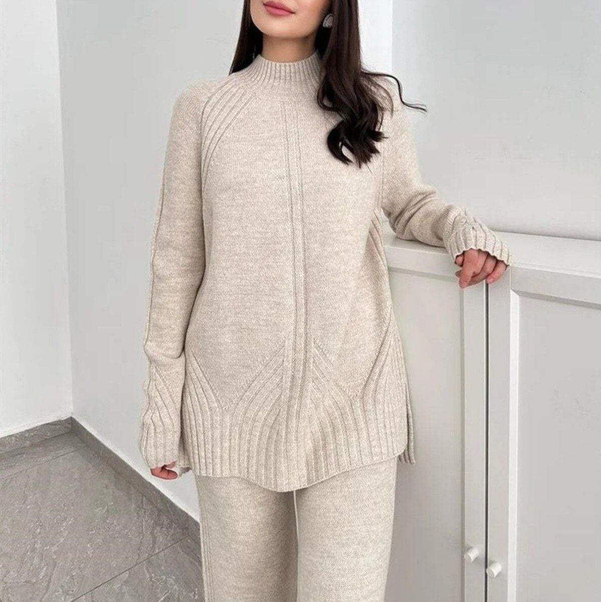 Beige Wool Set
