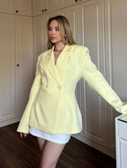 Butter Yellow Tailored Blazer