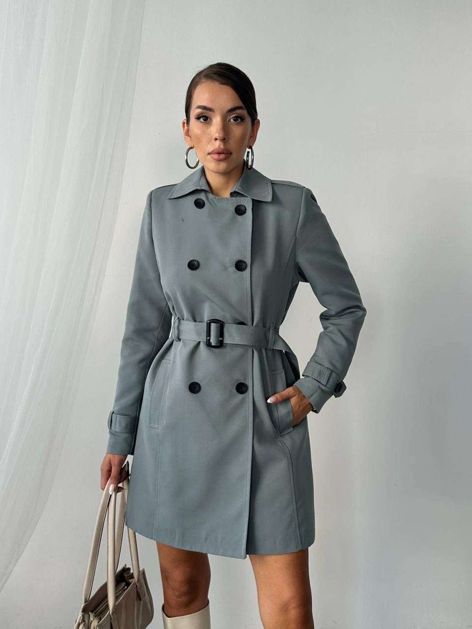 Gray Trench Coat