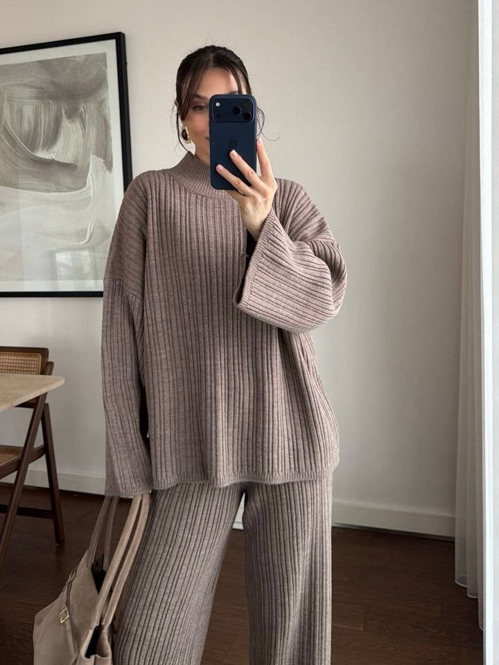 Cozy Ribbed Wool Set