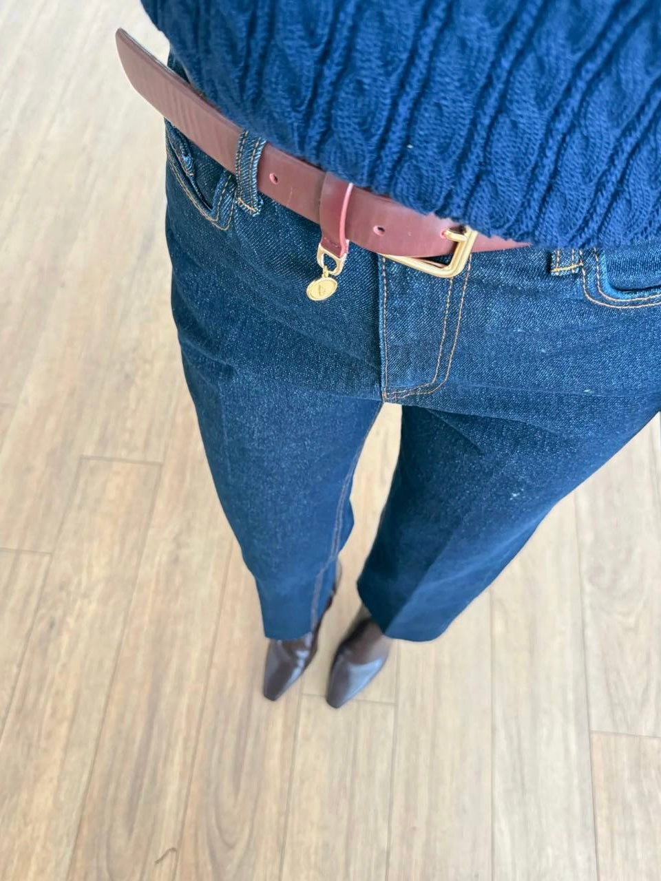 High Waist Straight Jeans