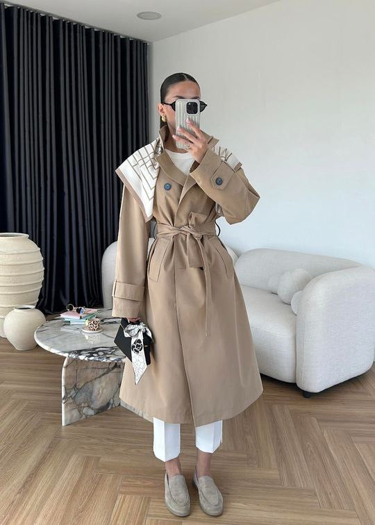 Beige Trench Coat