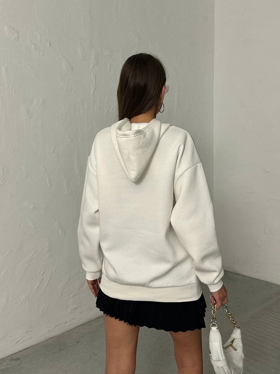 White New York Hoodie