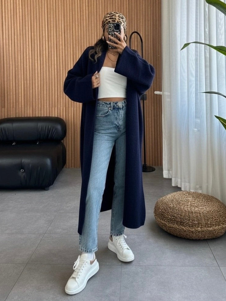 Long Cozy Knit Cardigan