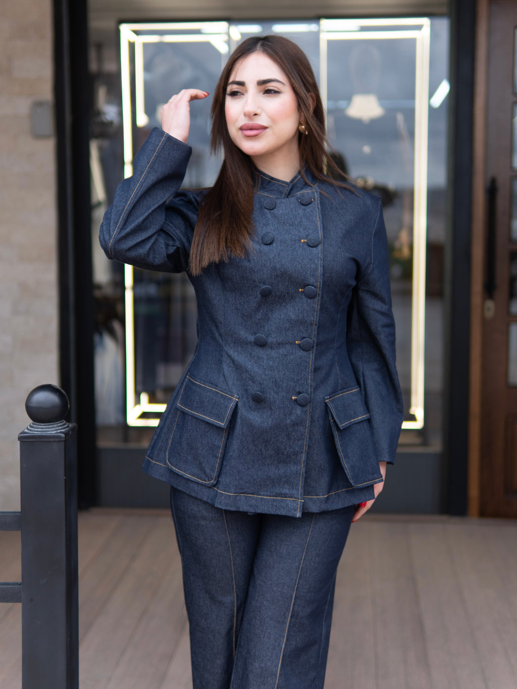 Denim Elegance Set