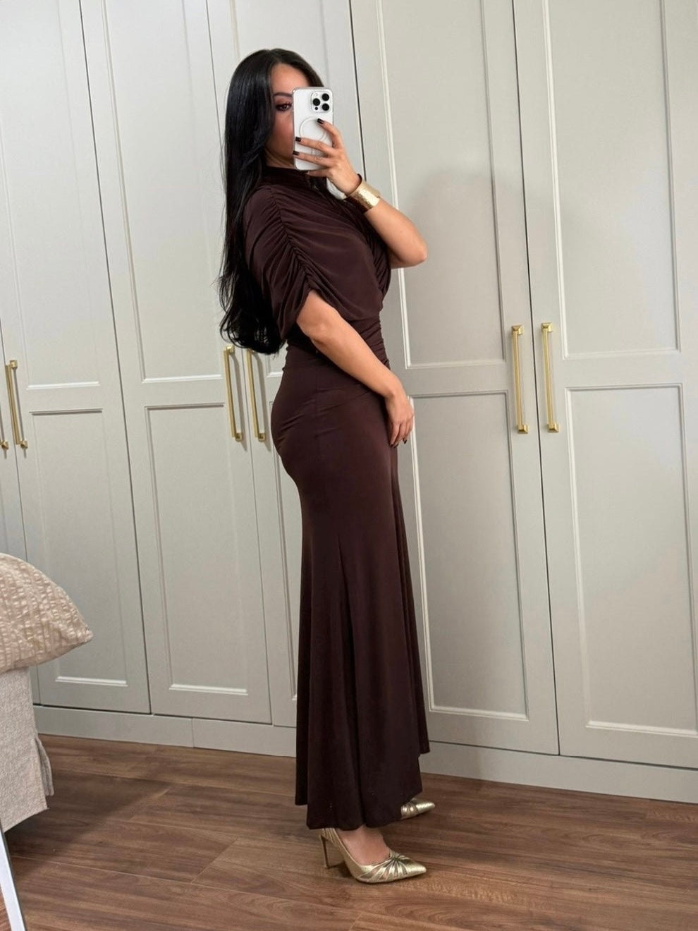 Mocha Elegance Dress