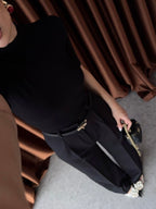 Formal Black Fabric Pants