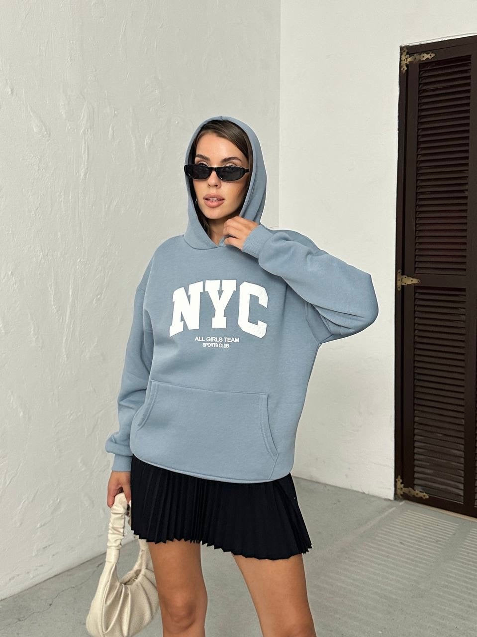 Blue New York Hoodie