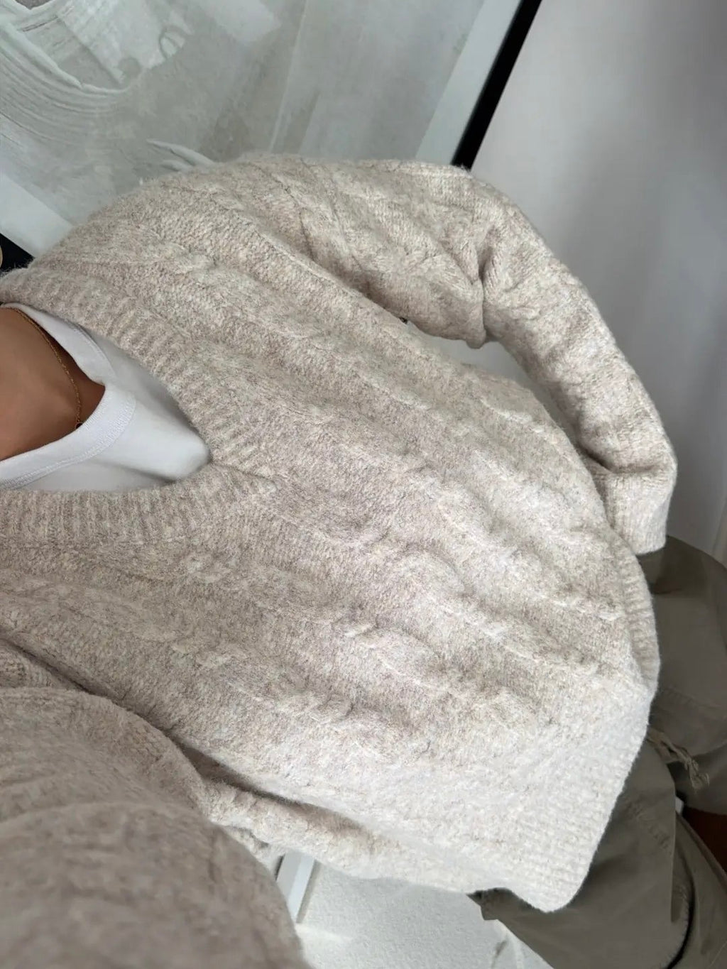 Beige Sweater