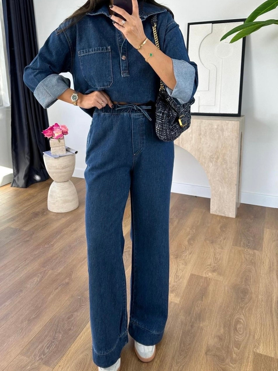 Denim Elegance Set