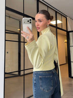 Elegant Yellow Blazer