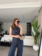 Denim Elegance Jumpsuit