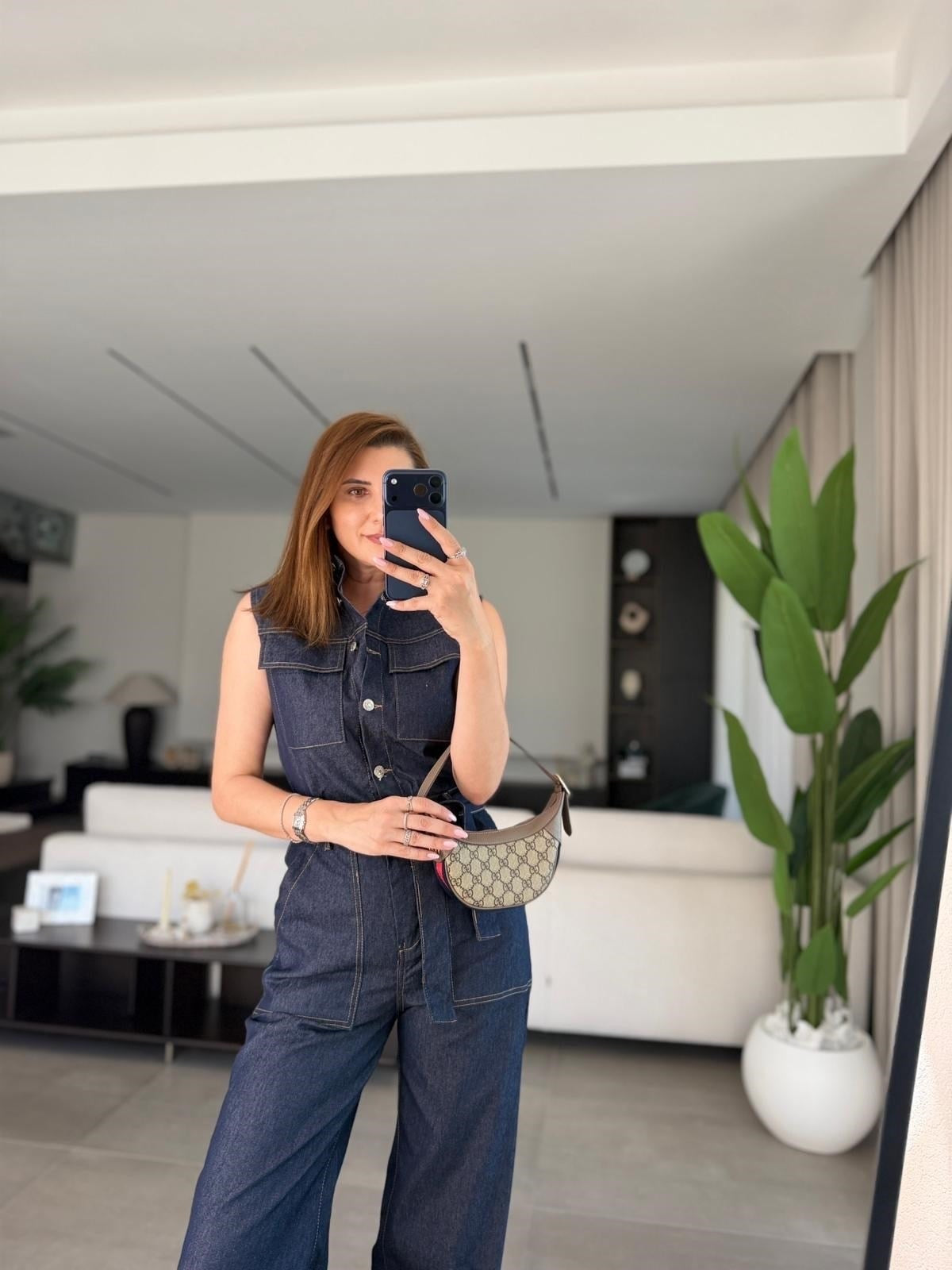 Denim Elegance Jumpsuit