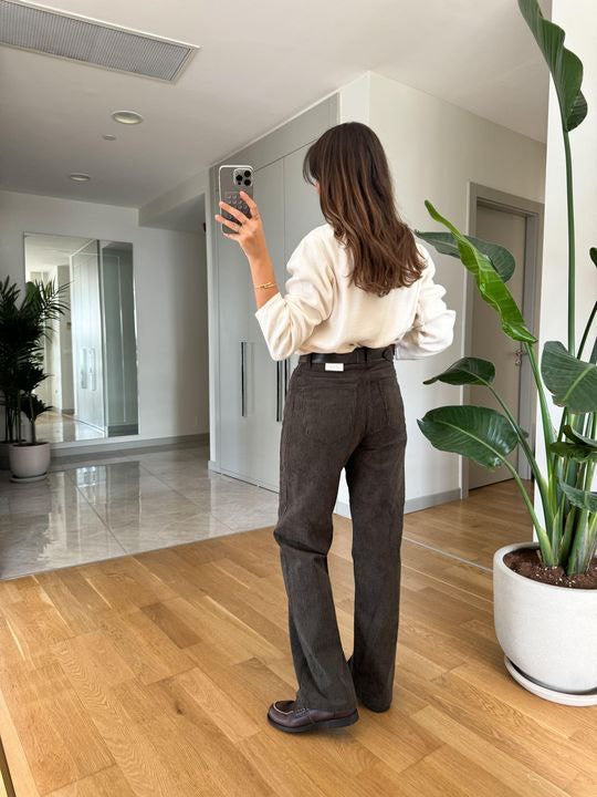Olive Corduroy Jeans