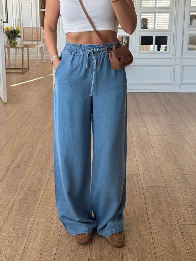 Wide Summer Jeans Pants
