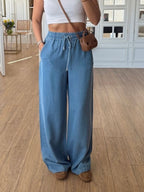 Wide Summer Jeans Pants