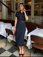 Navy Zara Dress