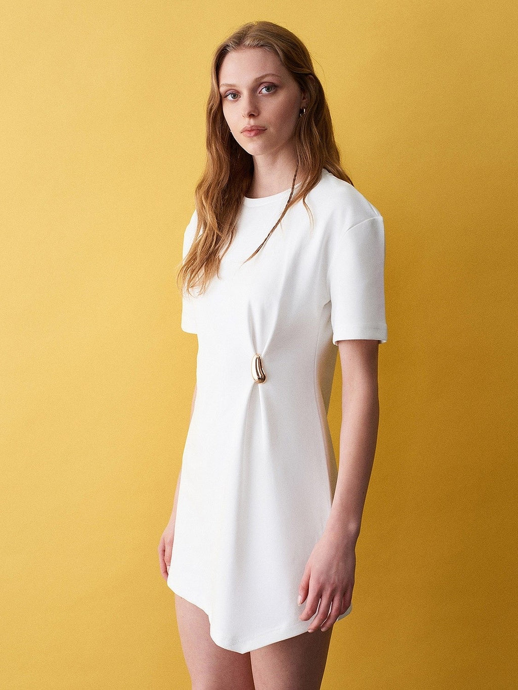 Side Gather Detail Blouse