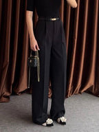 Formal Black Fabric Pants