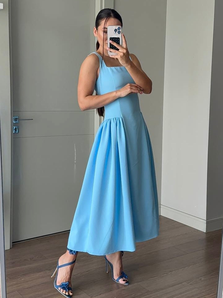 Sky Blue Elegance Dress