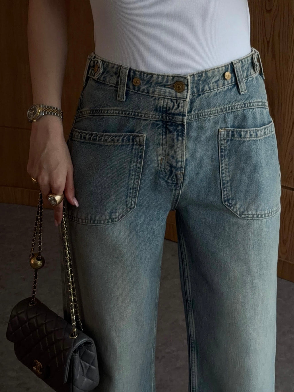 High Waist Zara Straight Jeans