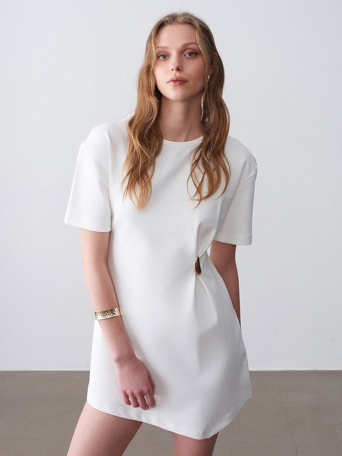 Side Gather Detail Blouse